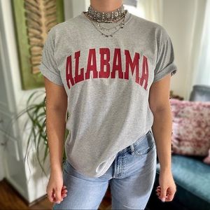 Alabama Football Distressed Grey T-shirt M